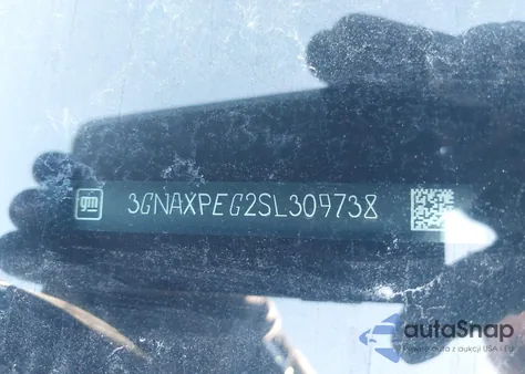 2025 Chevrolet Equinox Lt from USA, damaged, VIN 3GNAXPEG2SL309738